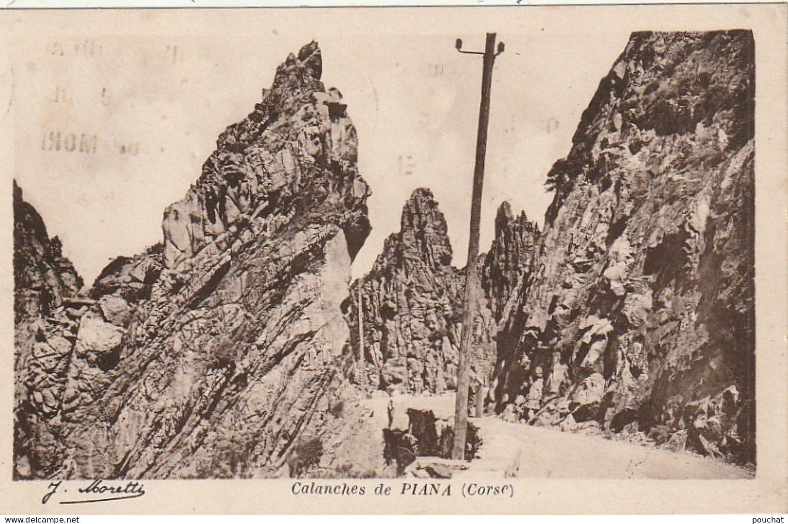 BE5  -(20) CALANCHES DE  PIANA  ( CORSE )- EDITIONS MORETTI , BASTIA -  2 SCANS - Autres & Non Classés