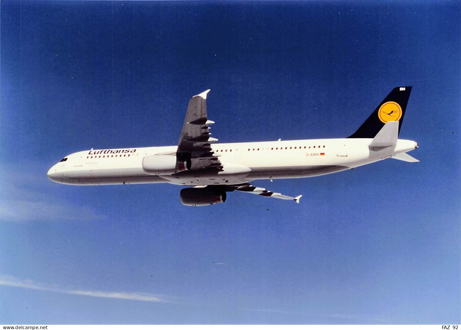 Airbus A321 - Lufthansa - 180 X 130 Mm. - Photo Presse Originale - Luchtvaart