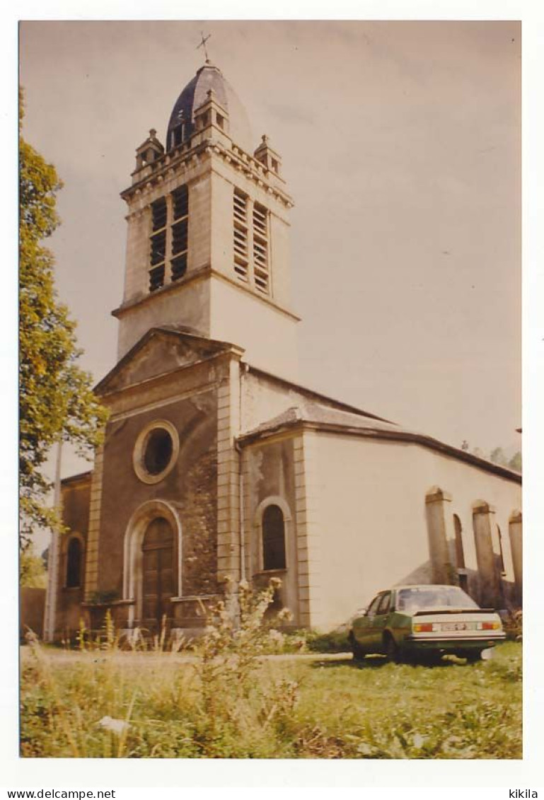 Photo 9 X 13.3 Isère PONTCHARRA L'Eglise En Octobre 1984 - Pontcharra