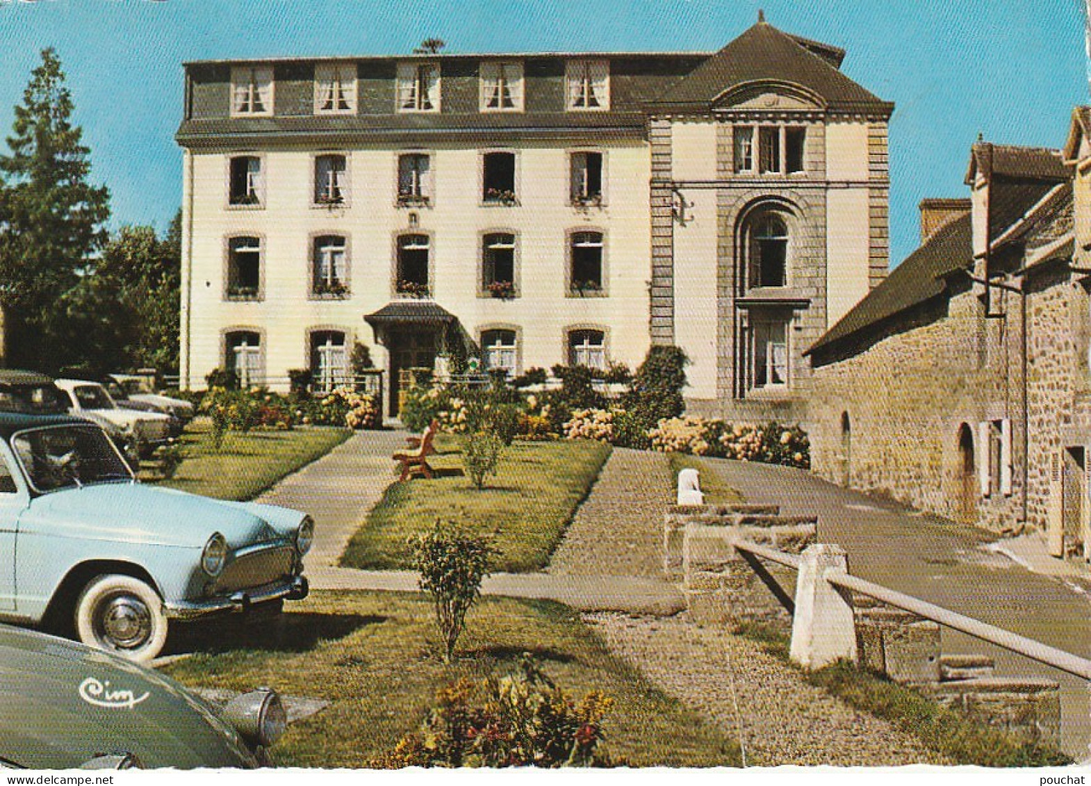 BE 9 -(22) MONCONTOUR  -  "L ' OASIS BRETONNE "  -   SIMCA ARONDE  -  CARTE COULEURS  -  2 SCANS - Moncontour