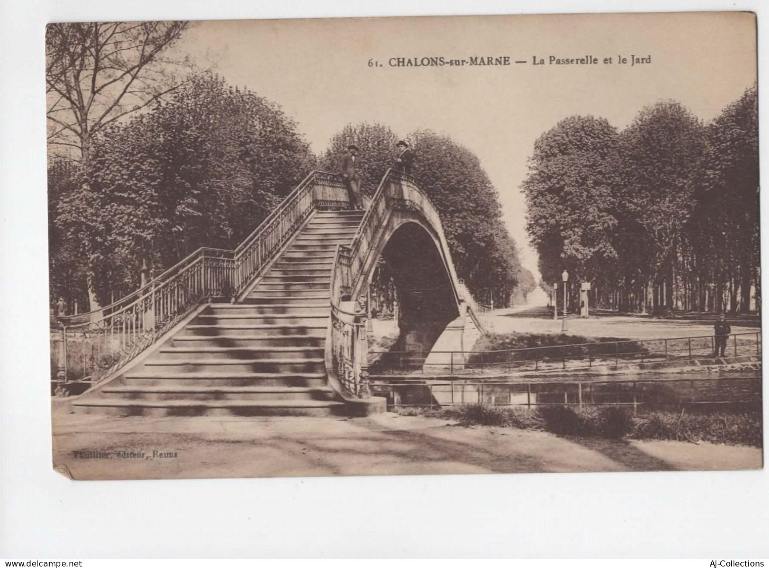 AJC - Chalons Sur Marne - La Passerelle Et Le Jard - Châlons-sur-Marne