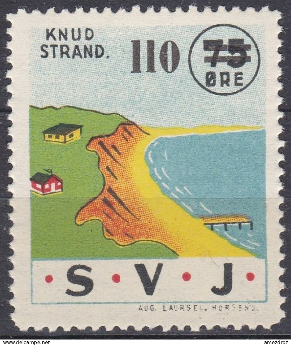 Chemin De Fer Danois  - Danemark Railway   NMH ** Knud Strand SVJ  (A17) - Colis Postaux