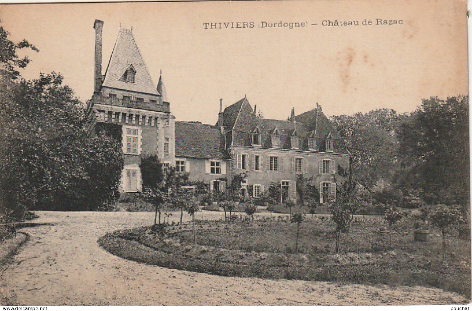 BE14 -(24) THIVIERS  - CHATEAU DE RAZAC -   2 SCANS - Thiviers