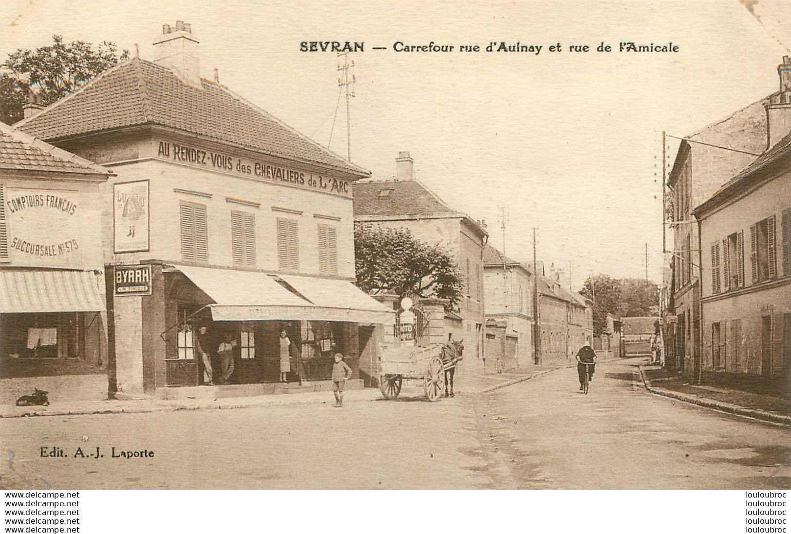 SEVRAN CARREFOUR RUE D'AULNAY ET RUE DE L'AMICALE AU RENDEZ VOUS DES CHEVALIERS - Sevran