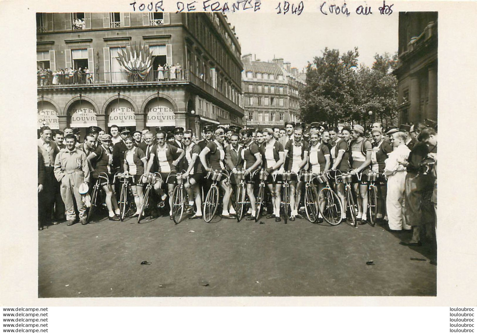 TOUR DE FRANCE 1949 EQUIPE DU SUD EST  VOIR LES 2 SCANS NOM DES COUREURS  LAUREDI MOLINERIS ETC ... - Ciclismo