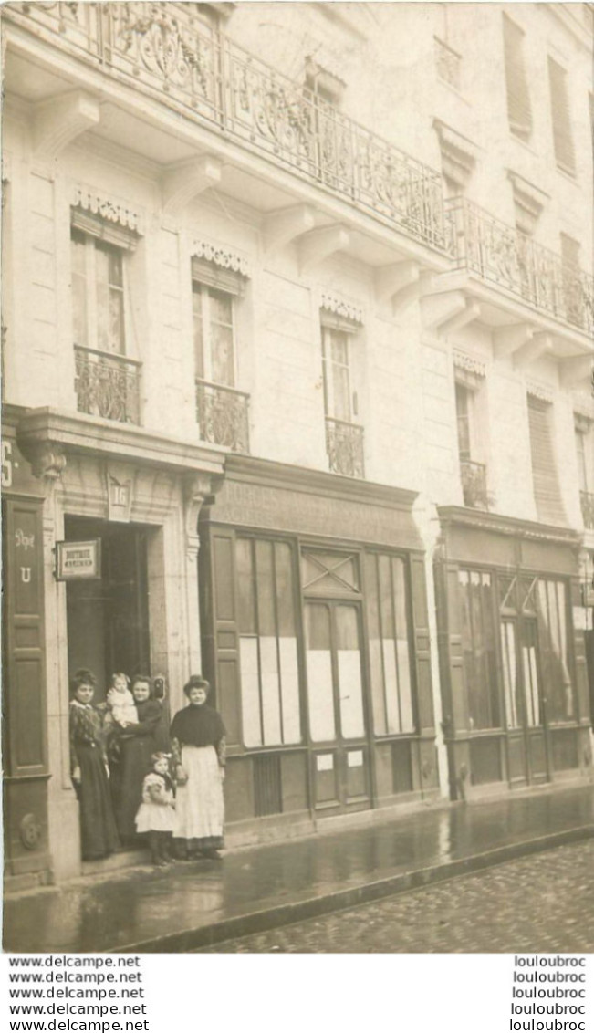 PARIS XIem  CARTE PHOTO FORGES ACIERIES NOUVELLES  M. FERNAND 16 RUE GENERAL GUILHEM - Distretto: 11