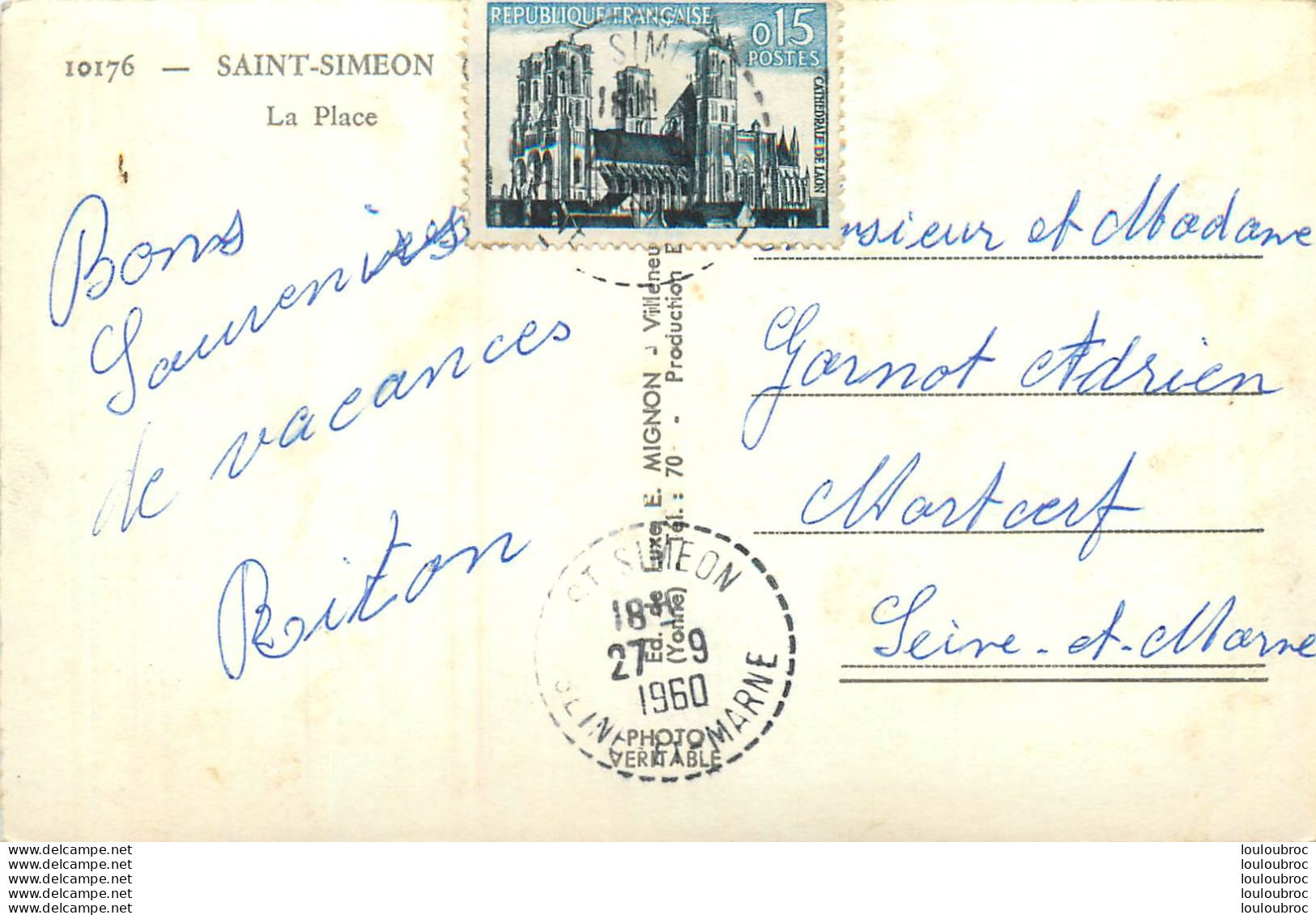 SAINT SIMEON LA PLACE ET ALIMENTATION GENERALE - Other & Unclassified