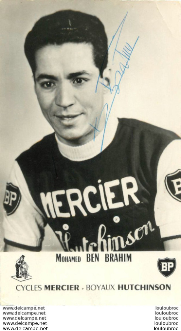 MOHAMED BEN BRAHIM   AVEC AUTOGRAPHE DEDICACE - Cycling