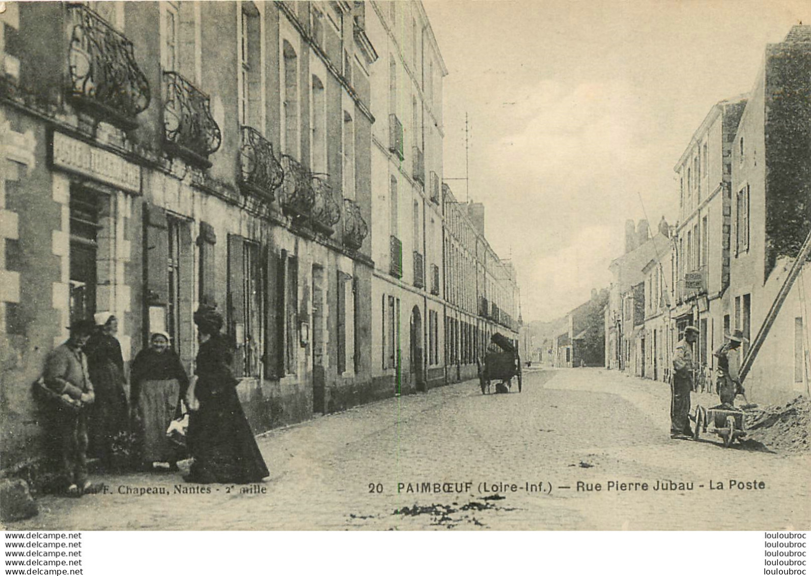 PAIMBOEUF RUE PIERRE JUBAU  LA POSTE  - Paimboeuf