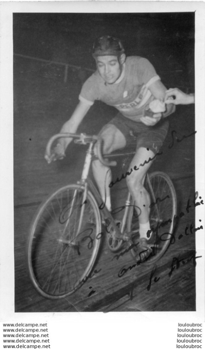 LE STRAT   AVEC AUTOGRAPHE DEDICACE ORIGINALE  - Ciclismo