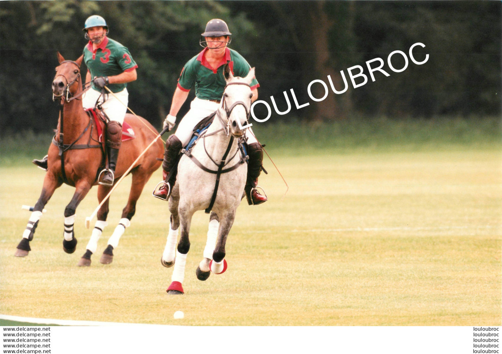 LE PRINCE CHARLES POLO  1995 PHOTO DE PRESSE AGENCE ANGELI  27X18CM R1 - Famous People