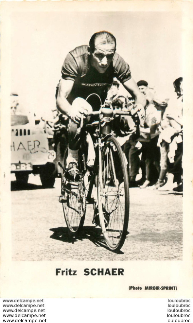 FRITZ SCHAER   MIROIR SPRINT   - Cyclisme