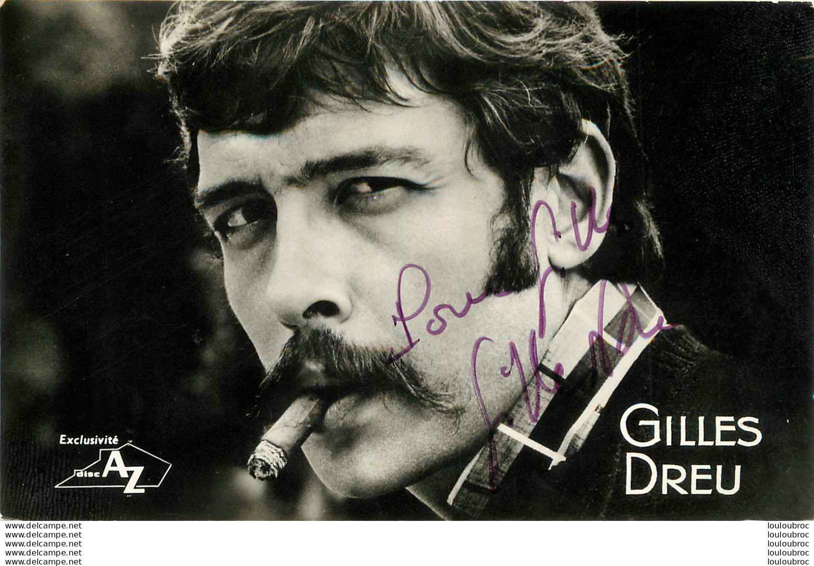 GILLES DREU AVEC AUTOGRAPHE  - Autres & Non Classés