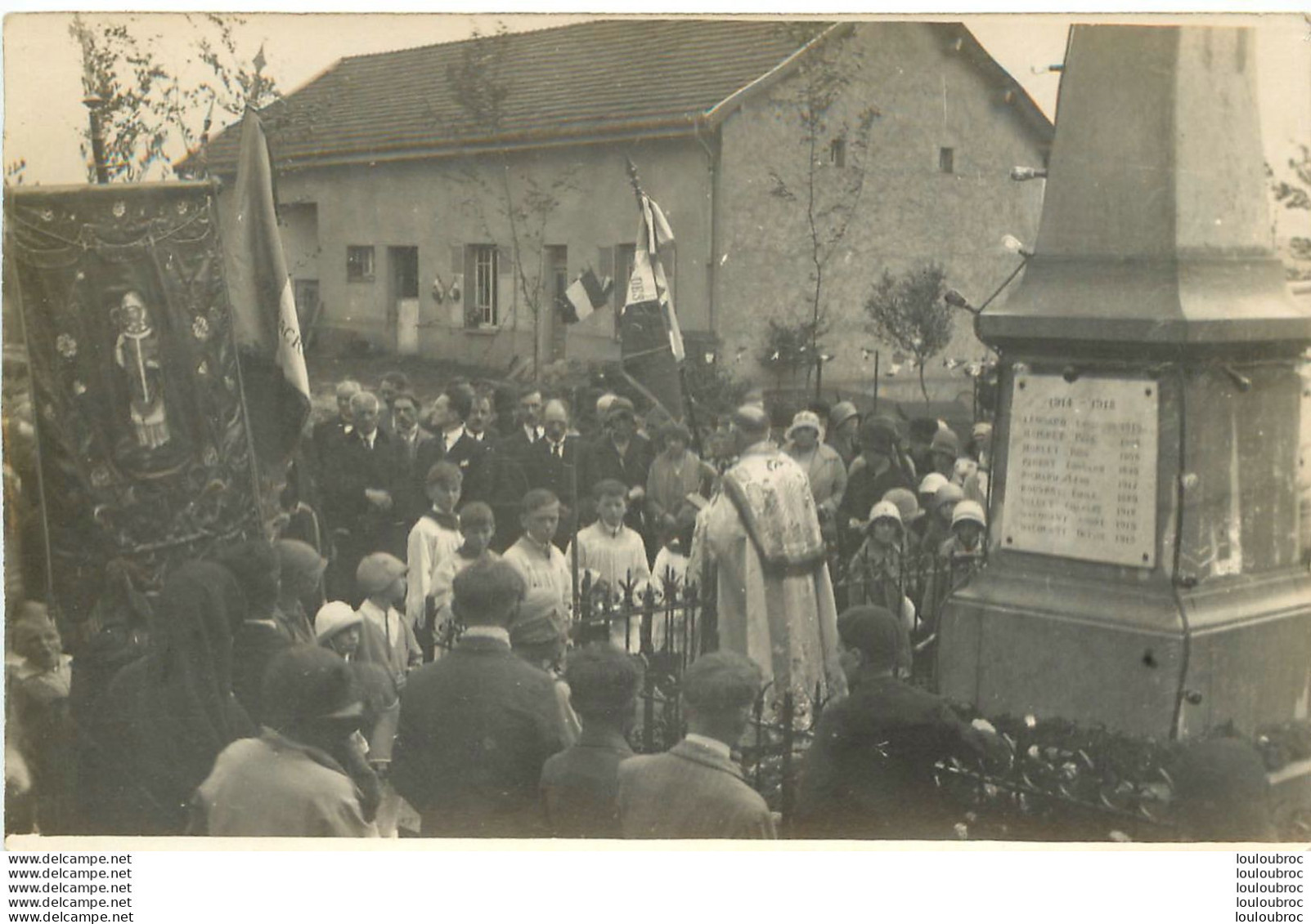 FORGES SUR MEUSE CARTE PHOTO CEREMONIE AUX MONUMENT AUX MORTS - Other & Unclassified