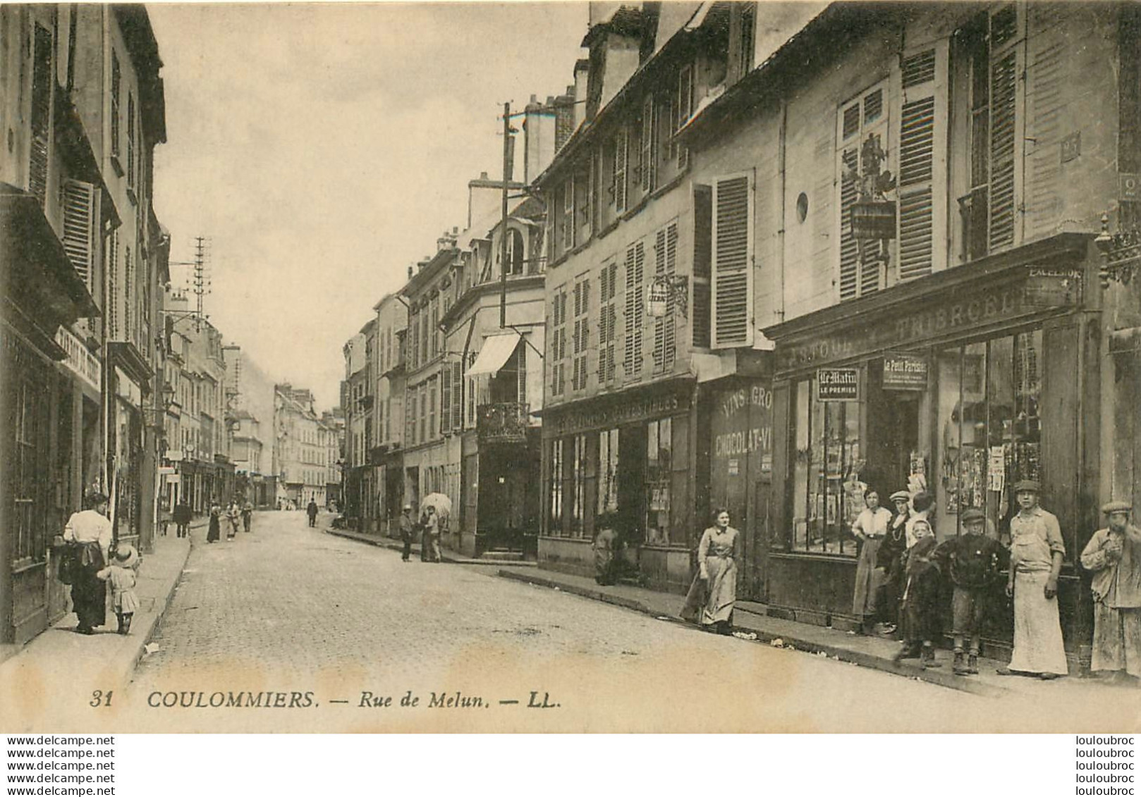COULOMMIERS  RUE DE MELUN - Coulommiers