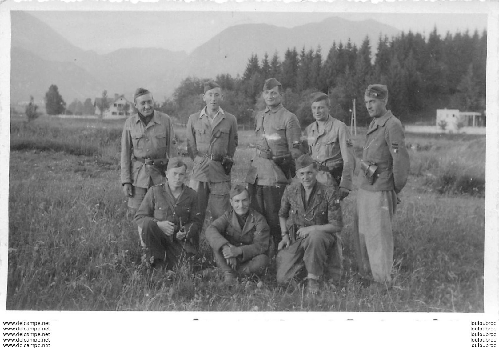 CARTE PHOTO YOUGOSLAVIE SOLDATS YOUGOSLAVES SECONDE GUERRE MONDIALE R45 - Weltkrieg 1939-45