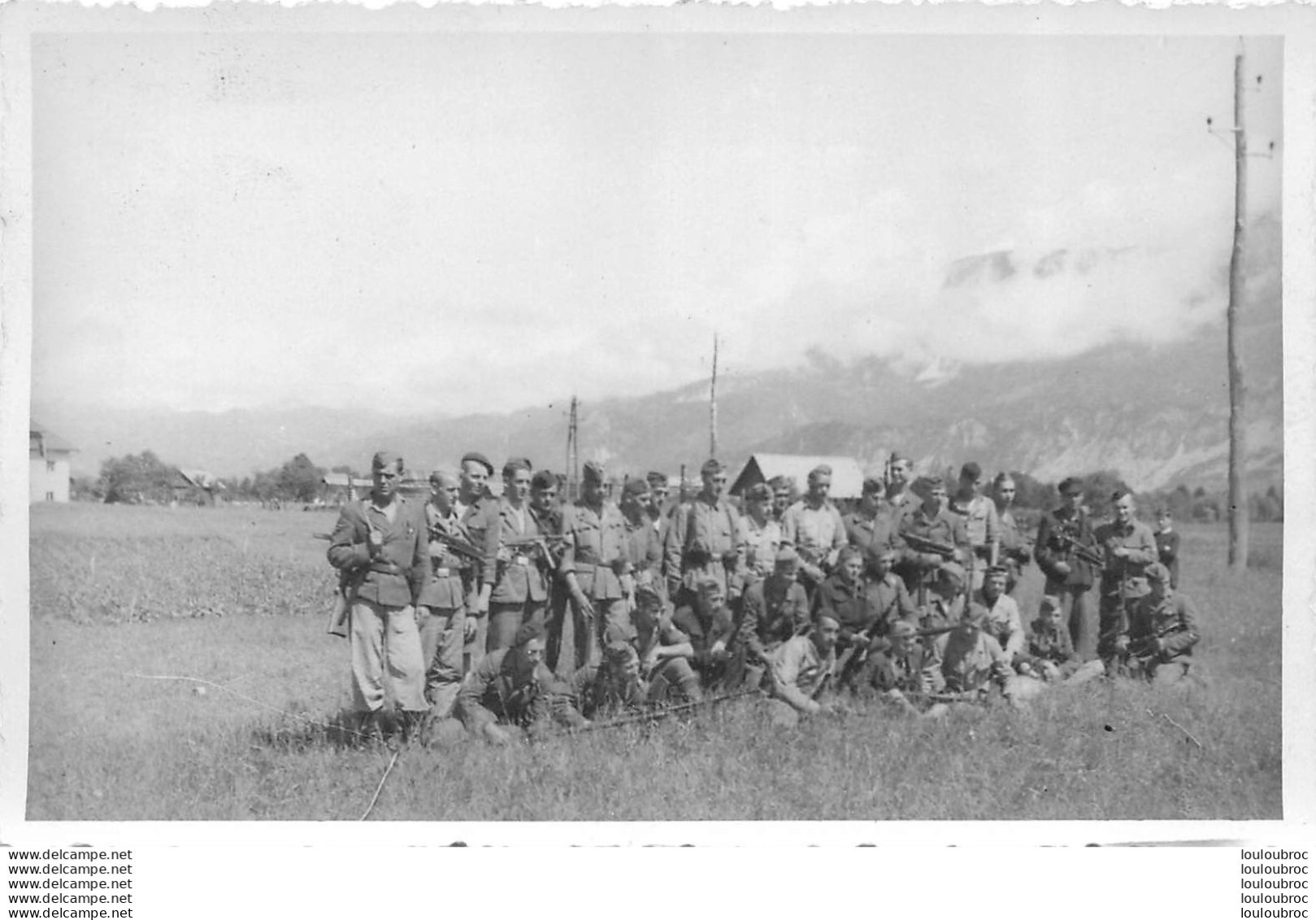 CARTE PHOTO YOUGOSLAVIE SOLDATS YOUGOSLAVES SECONDE GUERRE MONDIALE R36 - Guerra 1939-45