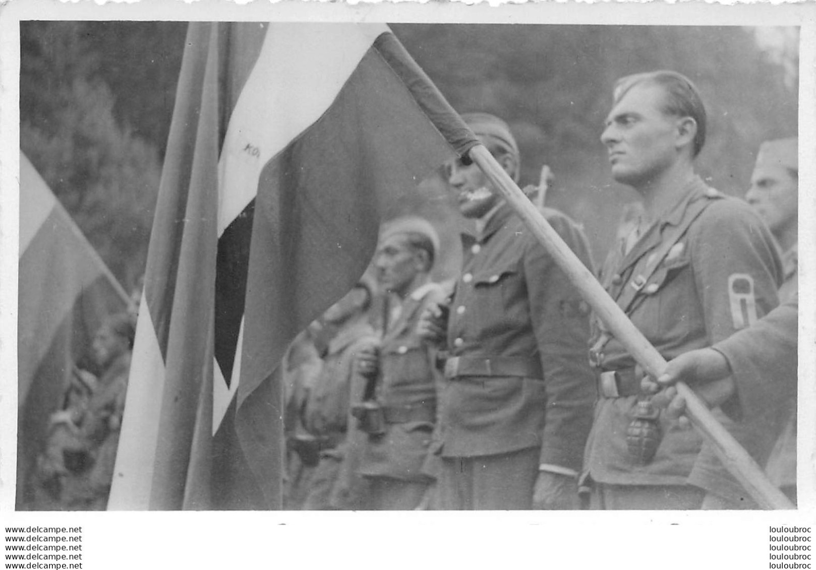 CARTE PHOTO YOUGOSLAVIE SOLDATS YOUGOSLAVES SECONDE GUERRE MONDIALE R40 - Weltkrieg 1939-45