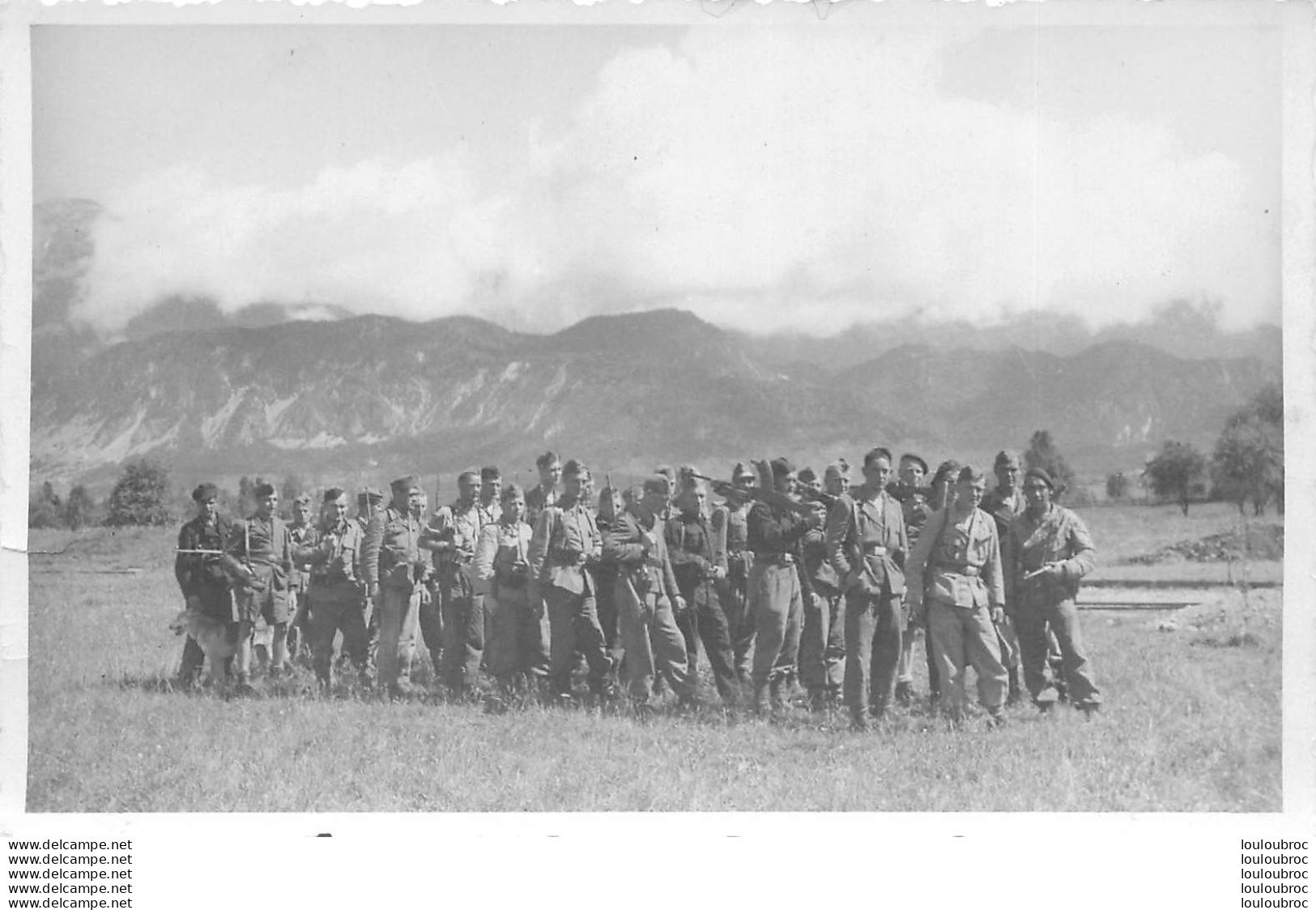 CARTE PHOTO YOUGOSLAVIE SOLDATS YOUGOSLAVES SECONDE GUERRE MONDIALE R18 - Weltkrieg 1939-45