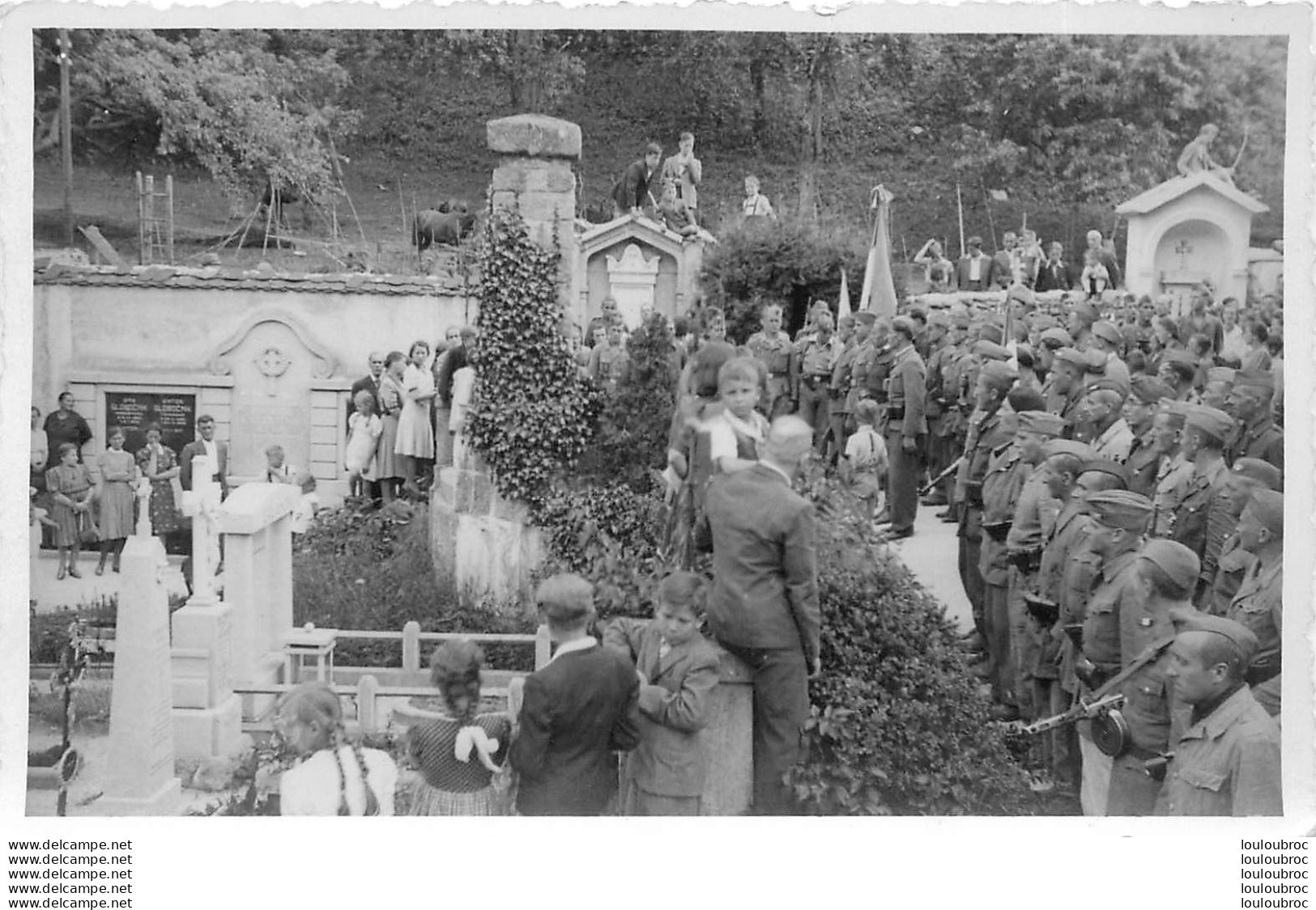CARTE PHOTO YOUGOSLAVIE SOLDATS YOUGOSLAVES SECONDE GUERRE MONDIALE R12 - Weltkrieg 1939-45
