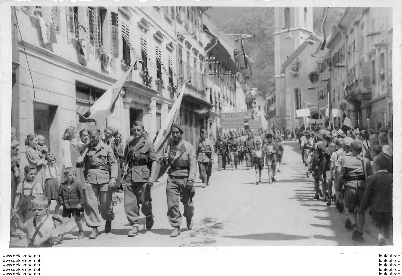 CARTE PHOTO YOUGOSLAVIE SOLDATS YOUGOSLAVES SECONDE GUERRE MONDIALE R11 - Guerra 1939-45