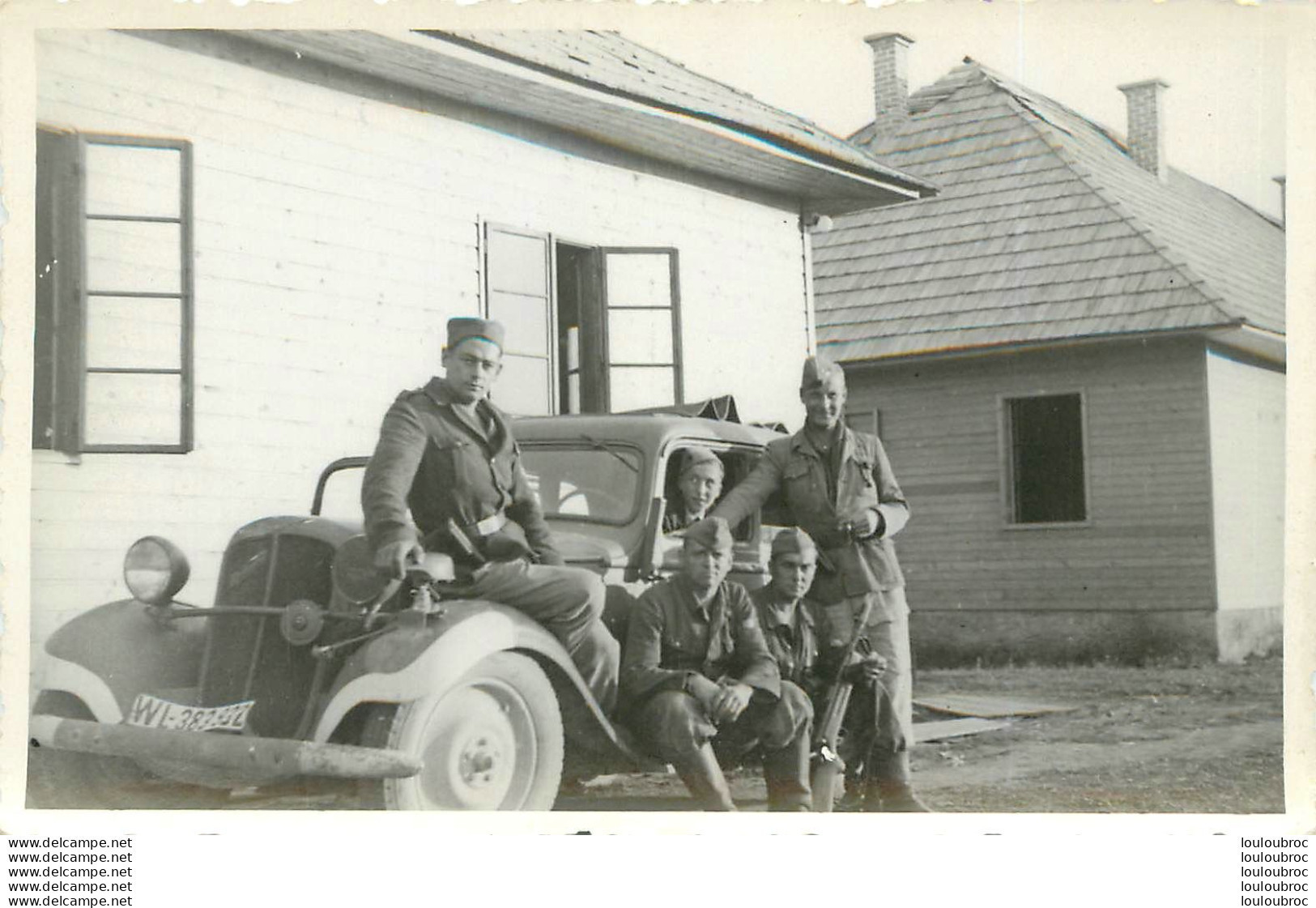 CARTE PHOTO YOUGOSLAVIE SOLDATS YOUGOSLAVES SECONDE GUERRE MONDIALE R1 - Guerra 1939-45