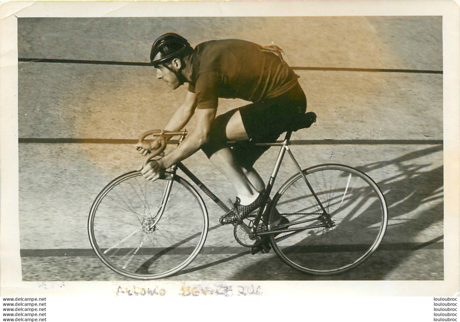 BEVILACQUA ANTONIO  AVEC AUTOGRAPHE DEDICACE ORIGINALE  - Ciclismo