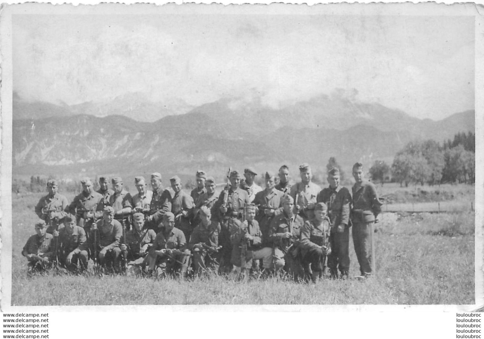 CARTE PHOTO YOUGOSLAVIE SOLDATS YOUGOSLAVES SECONDE GUERRE MONDIALE R25 - Weltkrieg 1939-45
