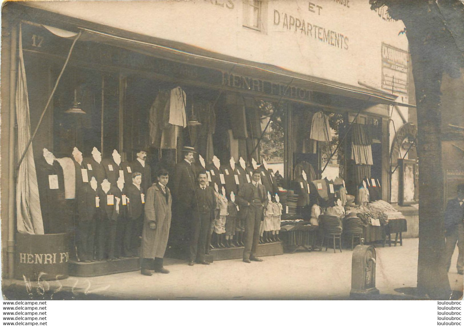 AUTUN CARTE PHOTO COMMERCE HENRI FICHOT  17 AVENUE DE LA GARE - Autun