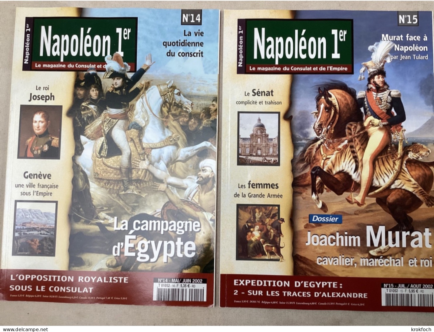 Napoléon 1er - 12 N° Revue - Toulon Eylau Trafalgar Marine Sainte-Hélène Égypte Angleterre Marengo - Storia