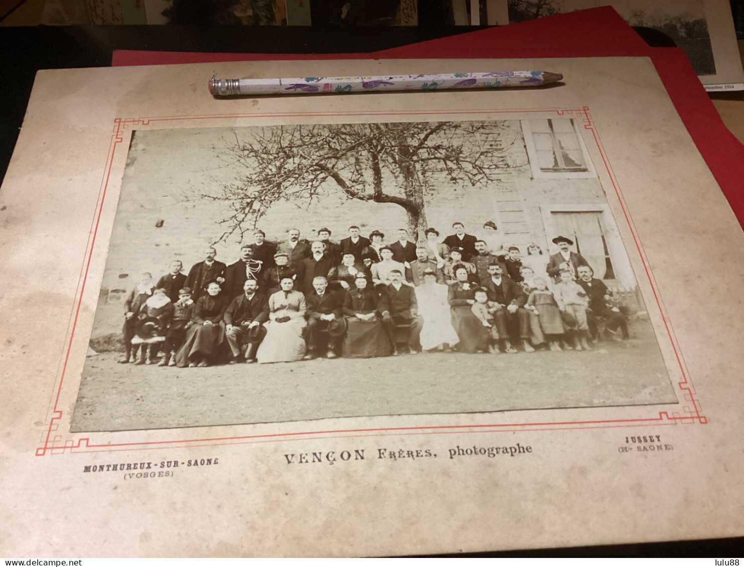 MONTHUREUX SUR SAÔNE.Militaria LOT De 2 PHOTOS. Mariage Avec Militaire - Monthureux Sur Saone