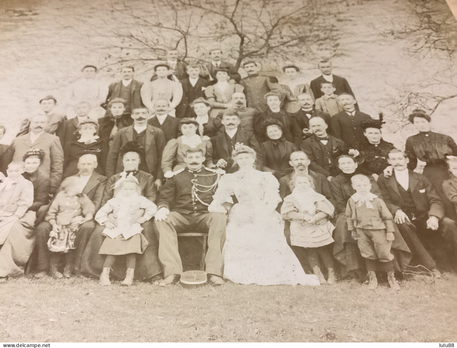 MONTHUREUX SUR SAÔNE.Militaria LOT De 2 PHOTOS. Mariage Avec Militaire - Monthureux Sur Saone