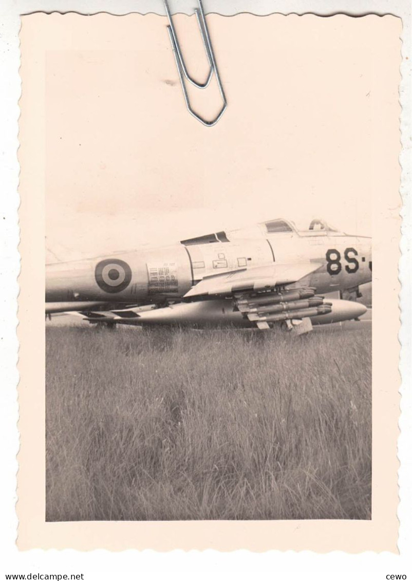 PHOTO   AVION  AVIATION F-84 THUNDERSTREAK BELGE - Aviation