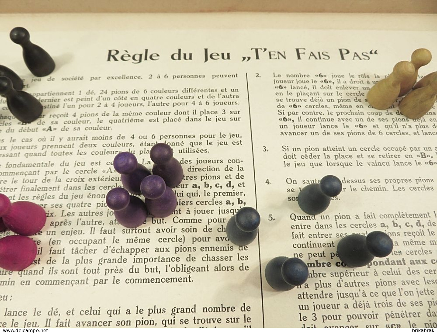 JEU DE SOCIETE T'EN FAIT PAS @ Jouet Ancien - Jugetes Antiguos