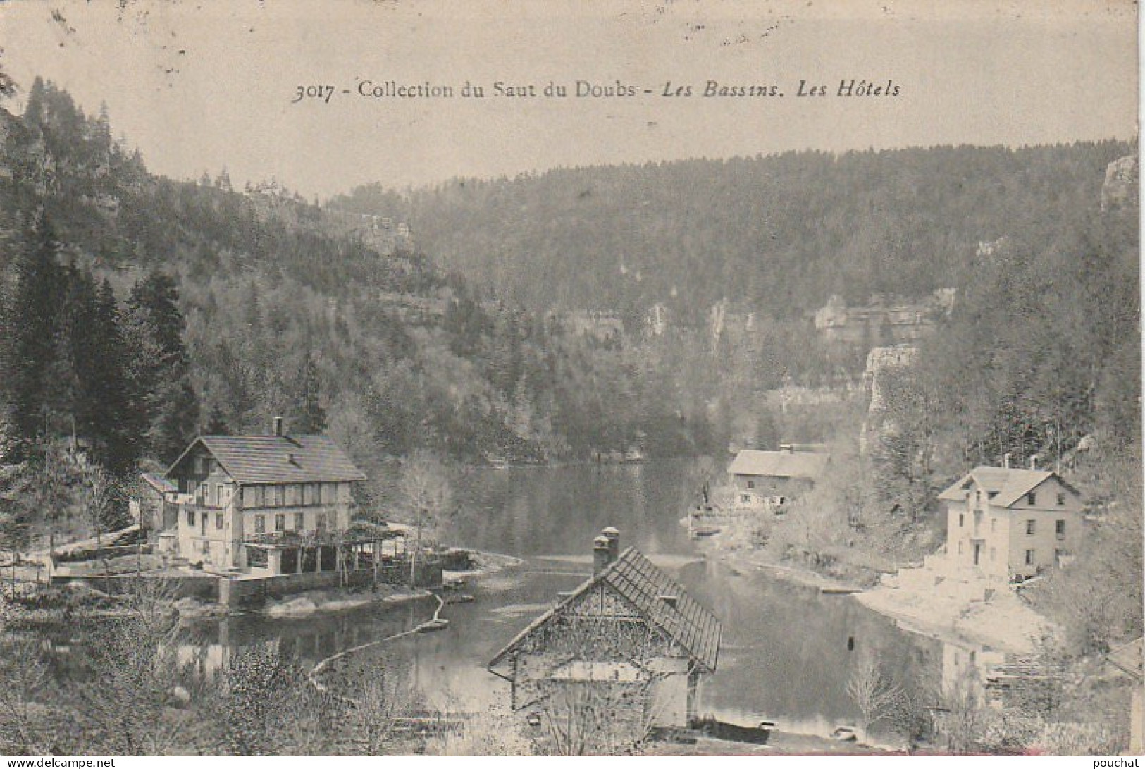 BE19 -(25) COLLECTION DU SAUT DU DOUBS  -  LES BASSINS , LES HOTELS  -  2 SCANS - Altri & Non Classificati