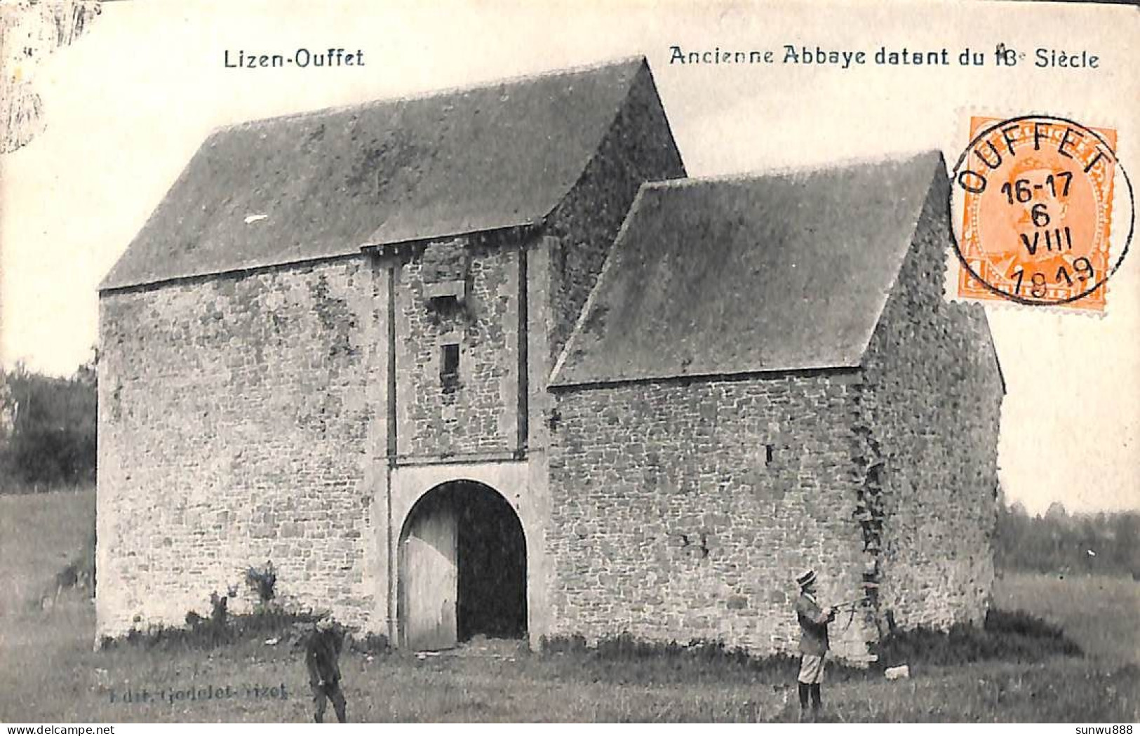 Ouffet Lizen - Ancienne Abbaye Datant Du 13e Siècle (animée Edit Godelet Vizet 1919) - Ouffet