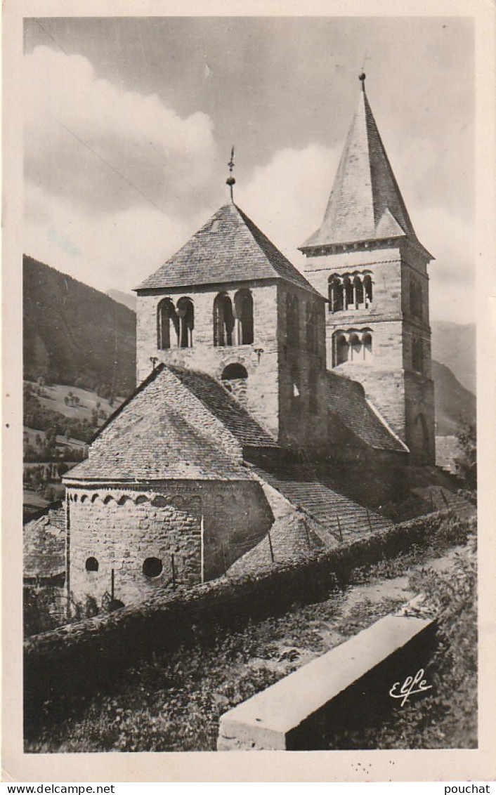 CE16 -(31) ENVIRONS DE LUCHON  -  VALLEE DE LARBOUST  -  EGLISE DE SAINT AVENTIN DE LARBOUST  -  2 SCANS - Luchon