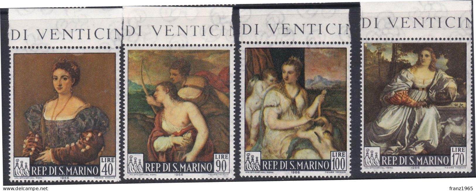 Paintings - 1966 - Unused Stamps