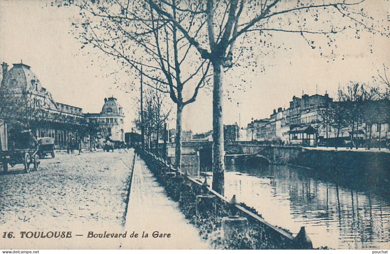 CE16 -(31) TOULOUSE  -  BOULEVARD   DE LA GARE - LE CANAL -  2 SCANS - Toulouse