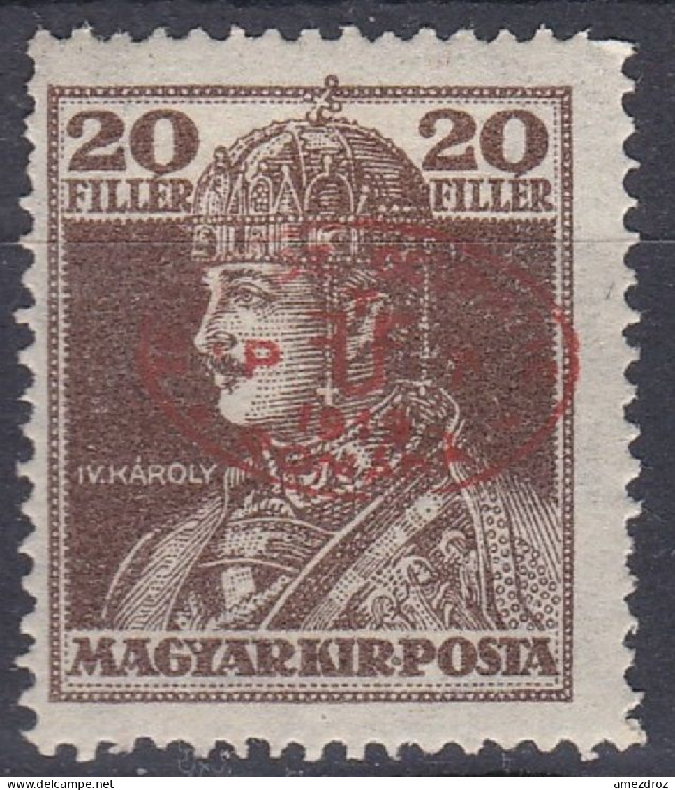 Hongrie Debrecen 1919 39a * Roi Charles IV  (A15) - Debreczin