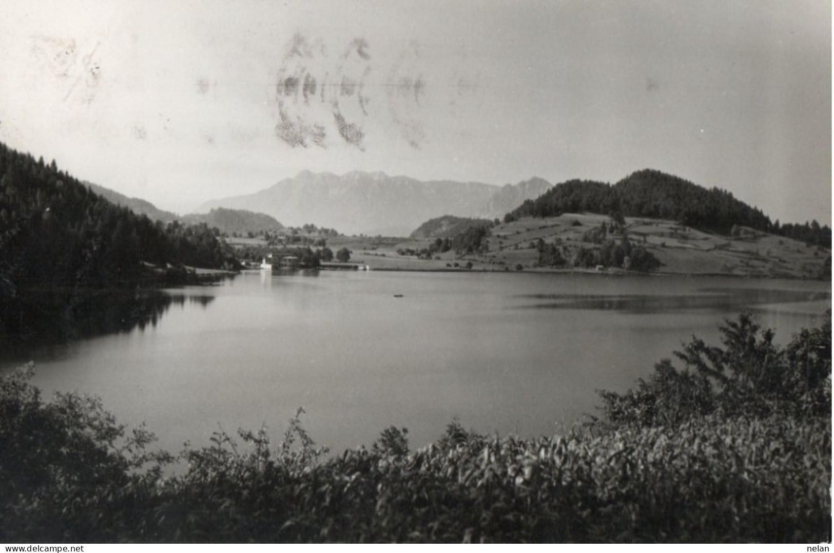 SERRAIA DI PINE - PANORAMA DEL LAGO CON IL LIDO - F.G. - Trento