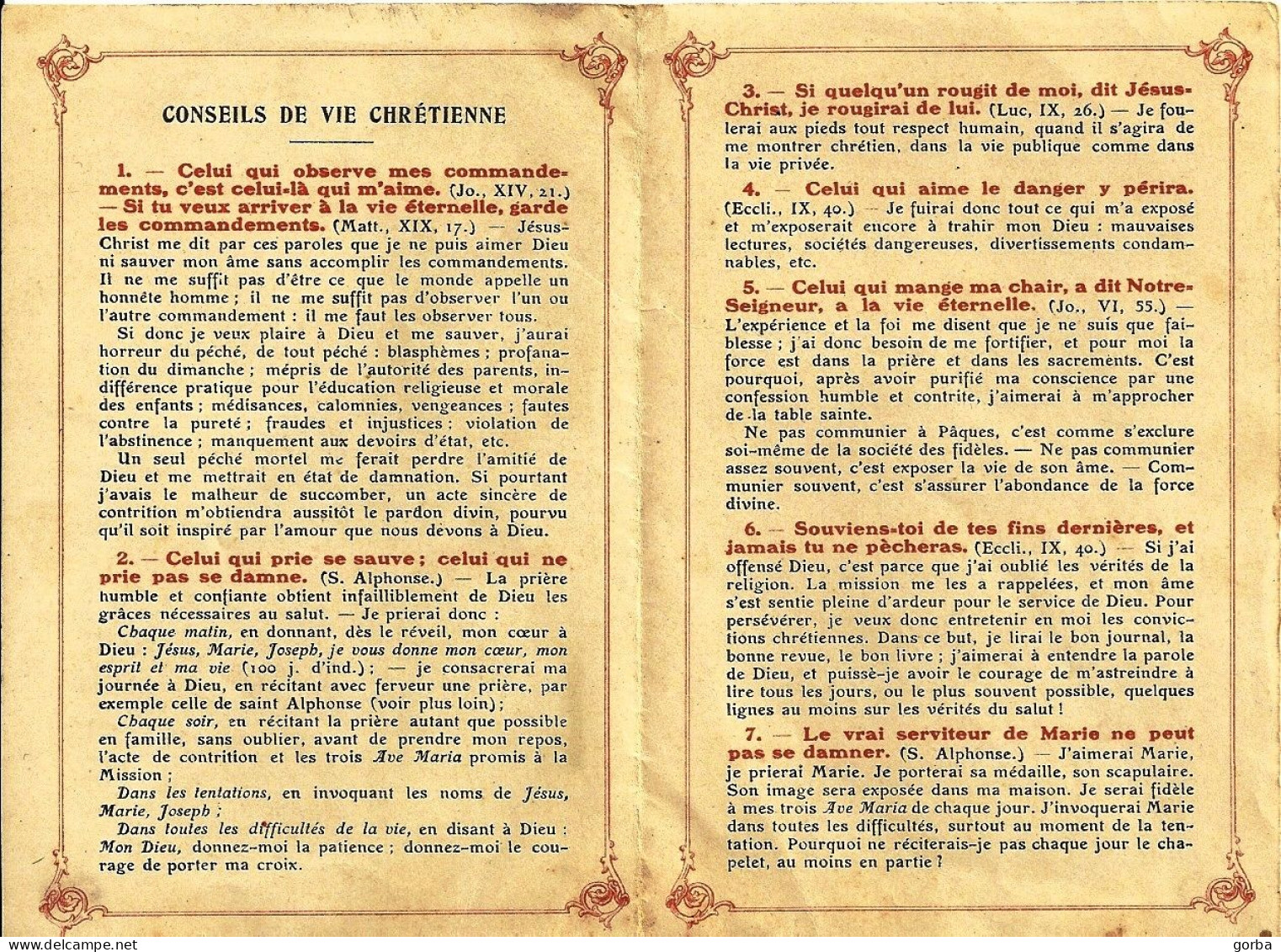 *quatre Pages (80 X 120) Souvenir De La Mission - La Persévérance Par N-D Du Perpétuel Secours - Images Religieuses