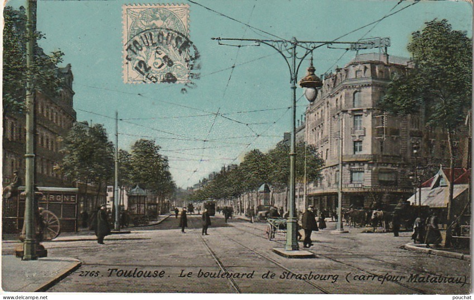 CE17 -(31) TOULOUSE - BOULEVARD DE STRASBOURG ( CARREFOUR MATABIAU ) - ANIMATION - CARTE COULEURS -  2 SCANS - Toulouse