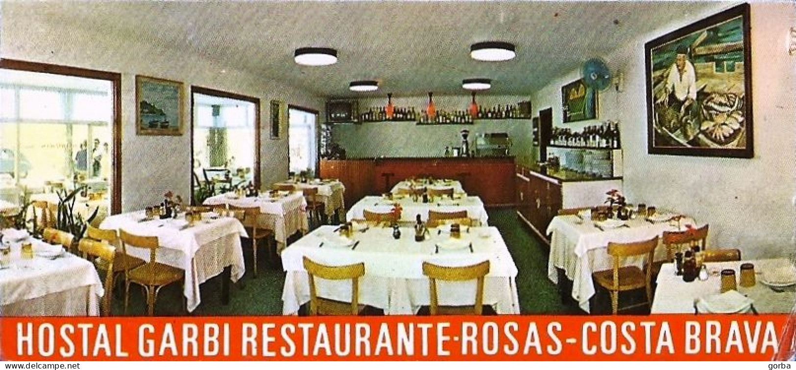 *Carte Visite Hôtel Restaurant - GARBI à Rosas (Espagne) - Visitekaartjes