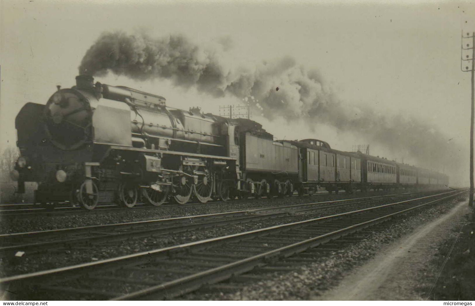 Reproduction - 3-1250 "Etoile Du Nord", 10 Mars 1931 - Treni