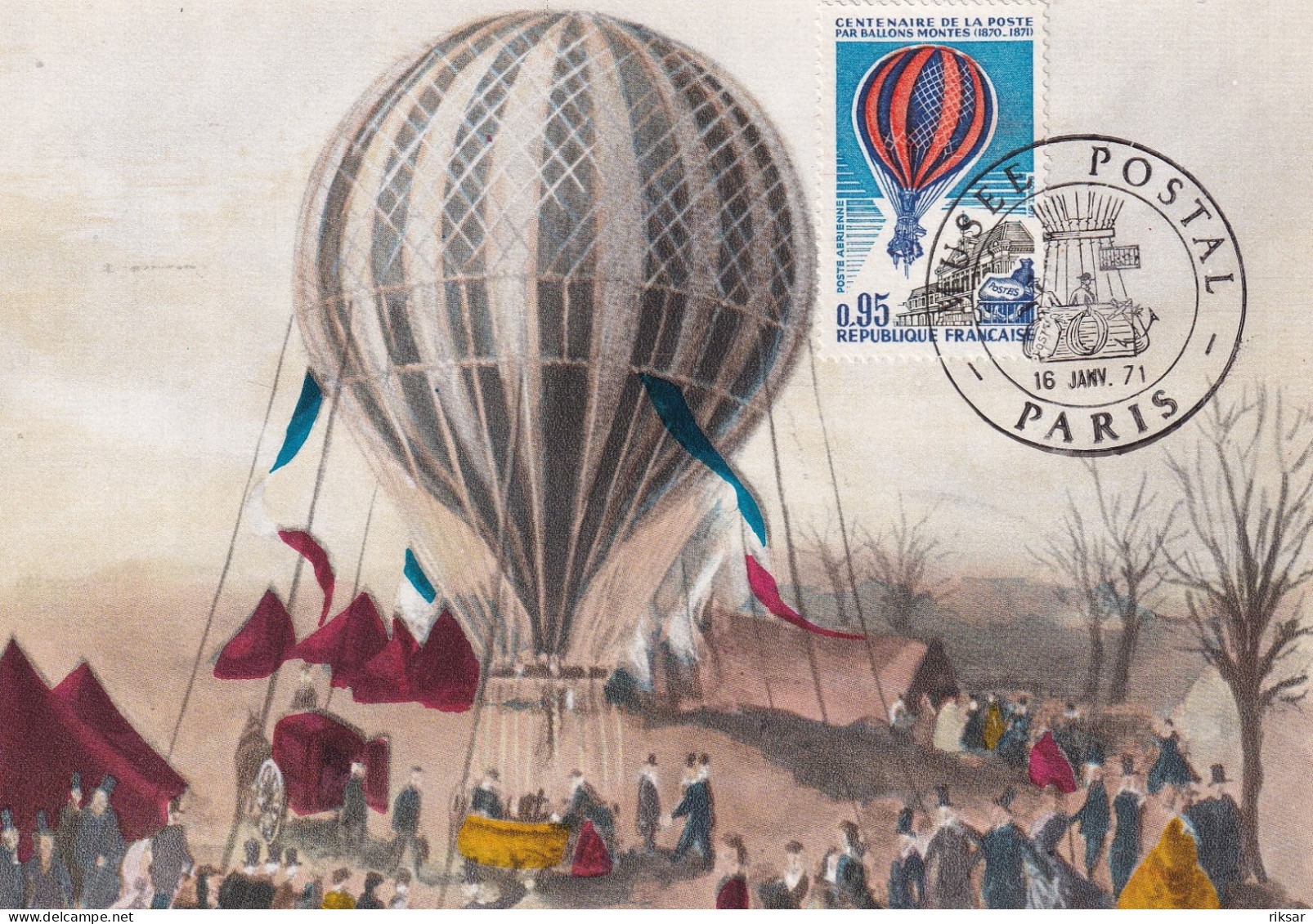 AVIATION(CARTE MAXIMUM) MONTGOLFIERE - Luchtballon