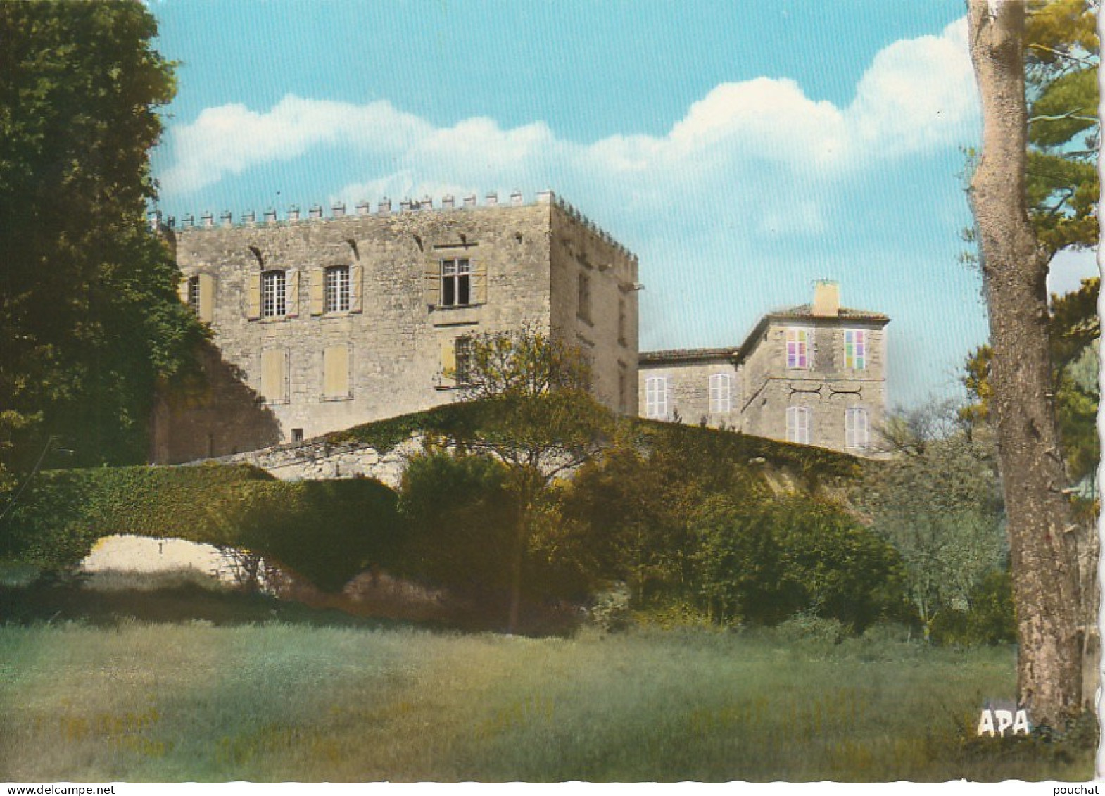 CE21 -(32) FLEURANCE -  LE CHATEAU DE TERRAUBE  -  CARTE COULEURS   -   2 SCANS - Fleurance