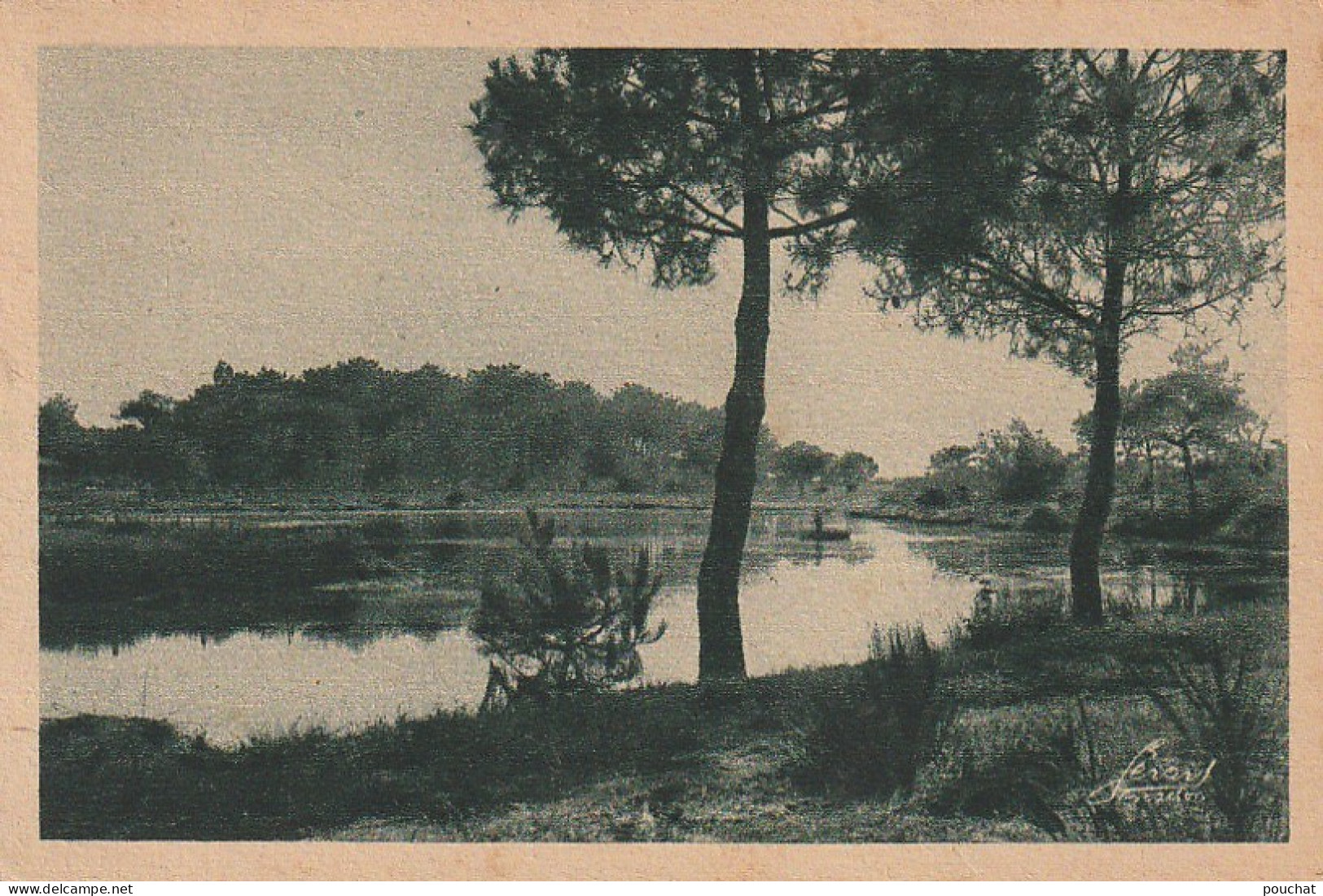 CE23 -(33)  AUTOUR DU BASSIN D' ARCACHON  -  RESERVOIRS DES JACQUETS  -   2 SCANS - Arcachon