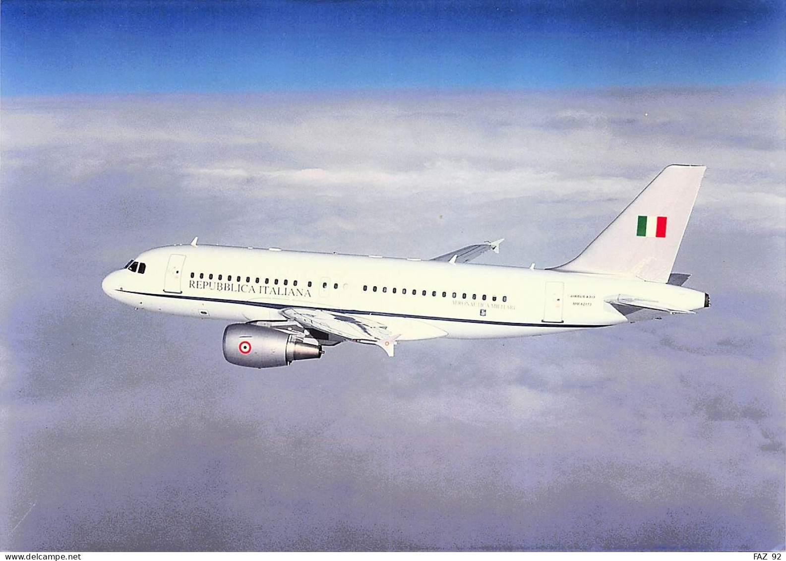 Airbus A320 - Italian Air Force - 180 X 130 Mm. - Photo Presse Originale - Aviation