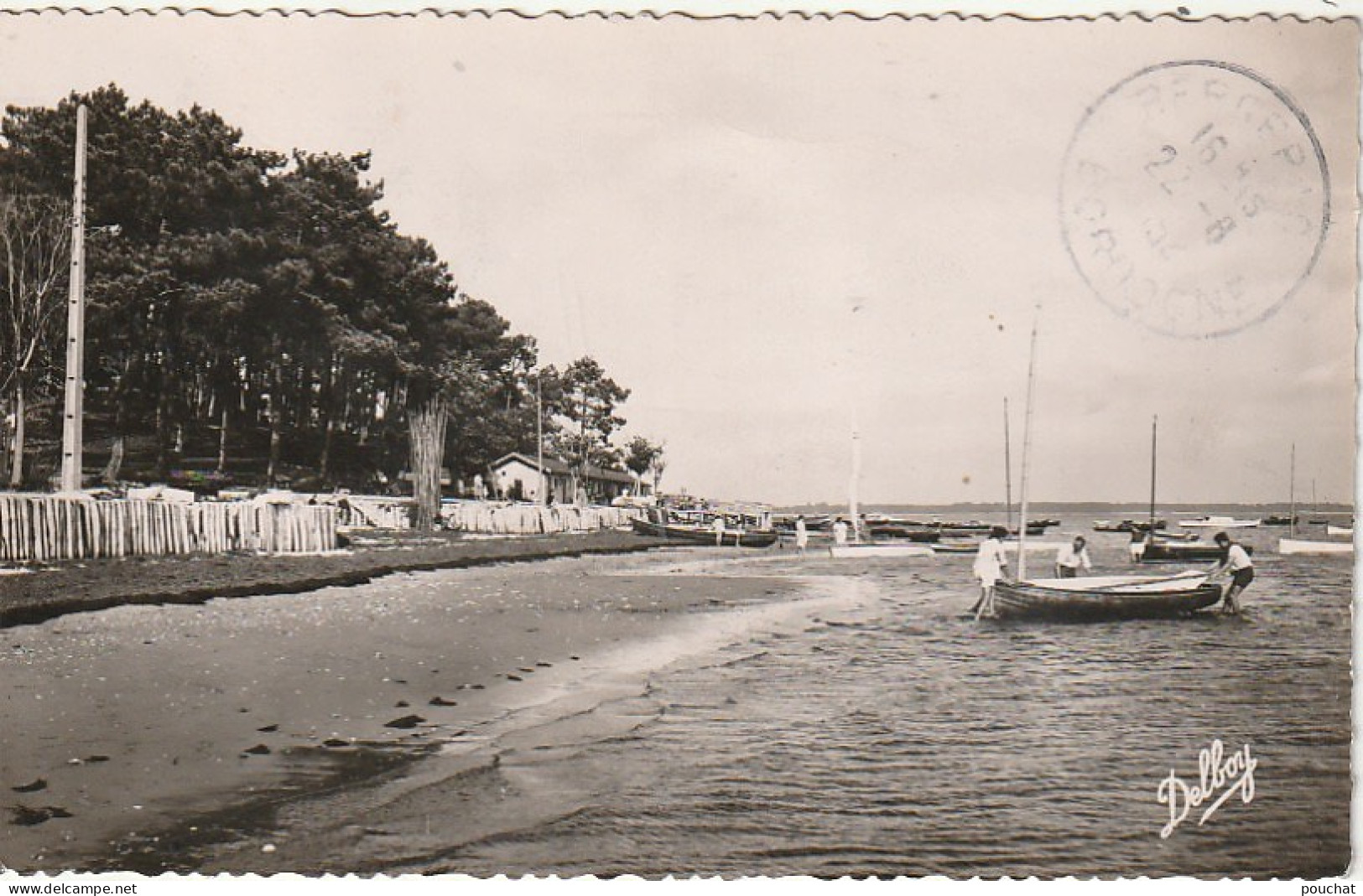 CE24 -(33) CLAOUEY - LA PLAGE  - BATEAUX  -  2 SCANS - Other & Unclassified